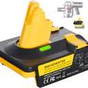 SIDEFACE Battery Adapter for Dyson, Adapter Convert Fit for Makita 18V Battery to Replace for Dyson V6 V7 V8 Battery, Works with V6 V7 V8 Series Vacuum Cleaner, Easy Install with Unique Buckle Design