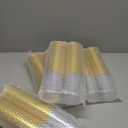 PLASTICPRO Disposable 8 oz Crystal Clear Plastic Tumblers With Gold Rim for Party's & Weddings pack of 50