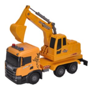 Official Licensed Scania Friction Toy Truck Extra Large Friction Truck with Lights and Sounds Friction Toy Truck for Kids (Cement Mixer Truck)