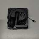 Bluetooth Headset, Wireless Headset with Microphone for PC, V5.2 Computer Headset with Noise Cancelling Mic, USB Dongle, Charging Base & Mute Button for Work, Cell Phones, Computer (Black)