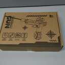 WaRiot Automatic Electric Squirt Gun for Adults Kids, Automatic Squirt Gun with 26FT Range, Super Blaster Soaker High Capacity Pistol for Beach Swimming Toy LED Electric Water Gun (1BK) (Black)