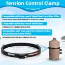 DEX2421JKIT Tension Control Clamp Compatible with Hayward Swim-Clear & Pro-Grid DE Filters, Cartridge Filter Clamp and Seal Kit Replace for DEX2420J1KIT, 610377105972, 610377892506