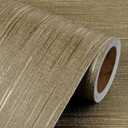 Livelynine 15.8x394 Luxury Gold Textured Wallpaper Peel and Stick Grass Cloth Wallpaper Rolls for Bathroom Kitchen Retro Accent Wall Decor Living Room Modern Removable Vintage Contact Paper for Walls