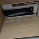 ChooChoo Side Table Living Room, Narrow End Table with Drawer and Shelf, 3-Tier Sofa End Table for Small Space, Espresso