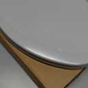 Bemis 1500EC Durable Wood Toilet Seat with Easy Clean Hinges, Made in USA, Elongated, Ice Grey