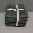 Great Bay Home 100% Cotton 6 Pack 26x16 Hand Towel Set - Absorbent, Quick-Drying, Durable Towels for Bathroom Decor - Low-Twist, Two-Ply Fibers (Forest Green)