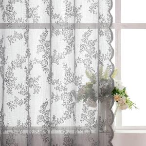 72 inch curtain panel lace with 4 tassel