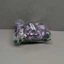 Artificial Rose Flowers Bouquet Realistic Silk Rose Fake Flowers for Wedding Home Centerpieces Party Cemetery Grave Decoration (4 Bouquets, Purple)