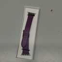 Premium Italy Leather Bands Compatible with Apple Watch Band 40mm 38mm 41mm 42mm 44mm 45mm 46mm 49mm, Soft Leather Watch Replacement Band for Watch Series Ultra SE 10 9 8 7 6 5 4 3 2 1 for Women Men (Purple)