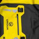 Motorcycle Saddle Bags Waterproof 60L (30L*2) Motorbike Saddlebags Motor Side Bag Pannier Bag for Most Motorcycle Racks (Yellow)