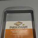 Farberware Nonstick Bakeware 9-Inch Square Cake Pan, Gray