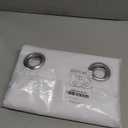 NICETOWN White Sheer Curtains 84 inches Long - Home Decoration Grommet Airy & Lightweight Elegant Window Treatments with Light Filtering for Bedroom/Living Room (2 Panels, W54 x L84)