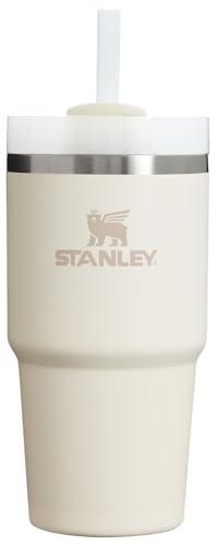 Stanley Quencher H2.0 Tumbler with Straw 20 oz | Flowstate 3-Position Lid | Cup Holder Compatible for Travel | Insulated Stainless Steel Cup | BPA-Free | Cream 2.0