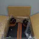 Carry On Luggage 22x14x9 Airline Approved, 20-inch Hard Shell Suitcases with Wheels, ABS Lightweight Carry on Suitcase with TSA Lock (Backpack Type, Black)