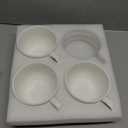 Sweese Porcelain 22oz Large Coffee Mugs Set of 3, Large Soup Mug with Handles Perfect for Coffee, Tea, Hot Chocolate, Microwave Safe, White