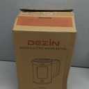 Dezin Electric Kettle with Keep Warm Function, BPA Free Window-Glass Double Wall Design Electric Tea Kettle, 1.5L Bicolor LEDHot Water Kettle with Auto Shut-Off and Boil Dry Protection for Coffee, Tea (Blue)