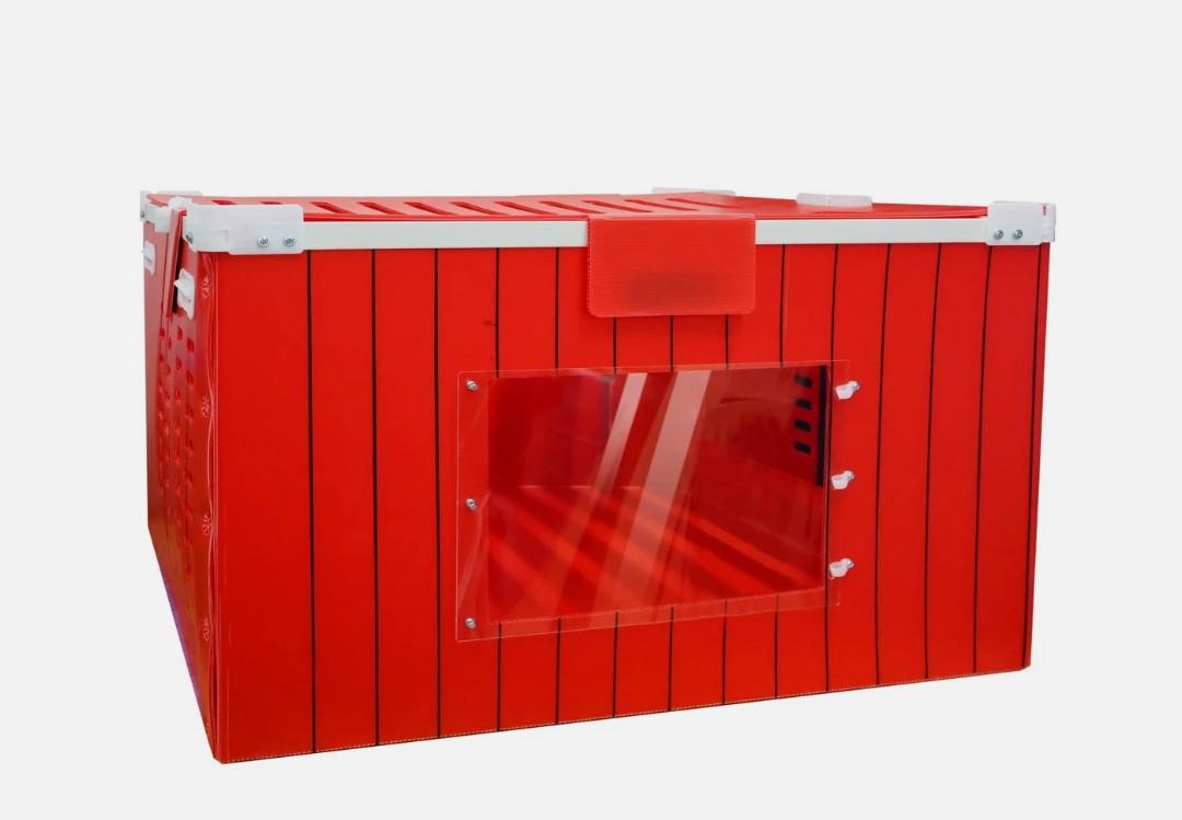 EPHIFY Red Barn Chicken Coop for 1-8 Chicks | 2025 Upgraded Chicken Brooder Box for Chicks, Ducklings, Quail | Portable & Lightweight Plastic Housing