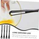 Veemoon Manual Egg Beater Set of 4 - Hand Crank Whisks for Mixing Eggs Cream and Batter - Pp Material Kitchen Gadget for Baking and Cooking