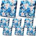 8 Pcs Christmas Cushion Covers Patio Stretch Outdoor Cushion Cover Farmhouse Classic Decorative Replacement Furniture Sofa Couch Slipcover Seat Protector, Home Decor(White Floral)