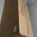 VECELO Upholstered Dining Chairs Set of 2, Fabric Wood Legs High Back for Kitchen Living Room, Light Gray