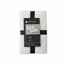 Modavari Quilt Sham Standart White Modavari Quilt Sham Standart White