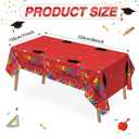 Wettarn 47 Pcs 2026 Pre School Graduation Decorations Pre k Graduation Decorations Include Kindergarten Table Cover 10 Congrats Hanging Swirl 36 Pcs Graduate Balloon for Congrats Grad Party(Red)