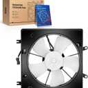 KAX Engine Radiator Cooling Fan, Compatible with 2004-2008 TL, Replace # 19030RDAA02, 620248, 19020P8FA01, 19015RDAA01, 19030RDAA01
