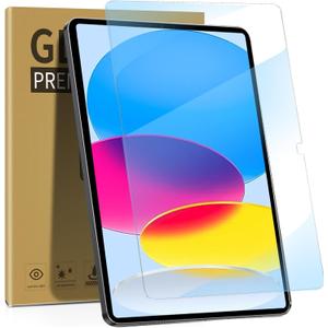 ZenRich [2Pack] Tempered Glass Screen Protector for iPad 11 (A16) 2025/iPad 10th Generation 10.9'' 2022 with [Anti Blue Light] [Anti-Glare] 9H Hardness/Bubble Free/Case Friendly/Pencil Compatible