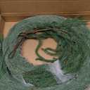 2Pcs 6FT Norfolk Pine Garlands Realistic, Real Touch Winter Xmas Garland, Christmas Decorations Indoor Outdoor, Artificial Holiday Decor Faux Greenery for Mantle, Fireplace, Table