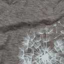 ETCYY Womens Summer Tops Sexy Tie Dye V Neck Tank Top Loose Fit Cute Printed Workout Sleeveless T Shirts (Print Dandelion Khaki) XL