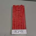 Bask 10-inch Taper Candles - Unscented and Dripless - Burns for 8 Hours - Home Decor for Dinner Table, Kitchen, and Bedroom - Perfect for a Romantic Date or Anniversary - 12-Pack - Red