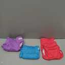 wegreeco Washable Reusable Premium Female Dog Diapers, Medium Large Small Dog Doggie Puppy & Doggy Diapers Female,Period Panties in Heat (Pack of 3, Medium) (Medium (12"-15" Waist), Bright Color)