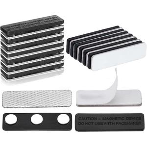 Blackout Blind Accessory,12Pair Magnetic Closure With Adhesive(Metal Board With Adhesive+Magnetic Black Board Without Adhesive),Black Out Window Curtains Shades,Blackout Window Cover,Clamped By Magnet