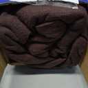 MIULEE Decorative Linen Pillow Covers 28x28 Inch Dark Brown Boho Farmhouse Neutral Winter Couch Throw Pillows for Bed Pack of 2 Accent Modern Pillowcase Sofa Livingroom Home Decor