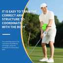The Connector Swing Golf Training Aids, Golf Swing Trainers for Posture Correction Practice, Paired with Golf Arm Band Training Aids, Effectively Adjust the Coordination Between Arms and Body