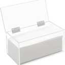 Face Towel Holder Box for Rectangular Face Wipes, Disposable Facial Towels Container, Clear