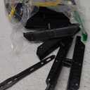 Nuvo Iron LSB48 Hardware System-Holds up to 11 Boards Louver, Black Designed for use of up to 48"W
