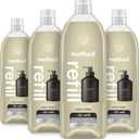 Method Premium Gel Hand Wash Refill, Vetiver + Amber, Recyclable Bottles, 34 fl oz (Pack of 4) 