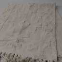 Uphome Boho Washable Runner Rugs 2' x 5', Woven Tufted Neutral Hallway Runner Rug with Fringe, Beige Cotton Farmhouse Entryway Rug, Tribal Accent Bedroom Floor Carpet for Bedside Laundry Kitchen