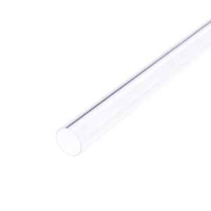 uxcell 2pcs Clear Rigid PVC Pipe 15/32"(12mm) ID x 1/2"(13mm) x 1.3ft Round Tube Tubing