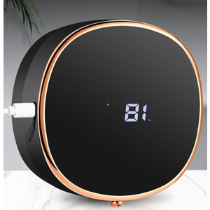 1Pack Automatic Foaming Soap Dispenser,Black Hand Soap Dispenser Touchless USB C Rechargeable,Wall Mounted Smart Foam Soap Dispenser for Bathroom Kitchen