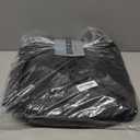 Large Laundry Hamper, 100L Waterproof Laundry Basket with Lid and Removable Bag, Collapsible Tall Clothes Hamper with Bamboo Handles for Clothes Toys in Dorm Bedroom Bathroom, Black