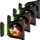 Outdoor Faucet Covers for Winter Freeze Protection, Hose Bib Covers for Winter 4 Pack, Outside Water Faucet Spigot Covers Winter Insulated 9.05" H X 6.89" W, Reusable Waterproof Faucet Sock