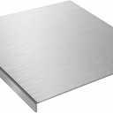 Stainless Steel Cutting Board with Lip, Countertop Metal Chopping Board, 31.5"L x 19.7"W