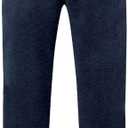 Lasjixion Men's Fleece Sweatpants Open Bottom Drawstring Hiking Jogger Workout Sweatpants for Men with Pockets (XXL)