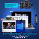 HDMI Video Capture Card Camera Link 4K USB3.1 GEN1 HDMI-to-USB Audio-Video Recording via DSLR Camcorder Action Cam, Record Directly to Computer for Gaming Streaming, Conference Live Broadcast PLINK2.5
