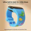Potty Training Watch for Toddlers, Cute Dinosaur Design with 5 Timing Modes (30-180min), Music & Flash Reminders, Magnetic Charging, Large Dial, Splash-Proof, Gifts for 3-7 Year Old Boys Girls