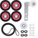 4392067 Dryer Repair kit, with 279640 Idler Pulley, 661570 Belt, W10314173 Roller Roller and W10837240 Idler Pulley with Bracket, Replacement Part Number 4392067VP 587637 587649