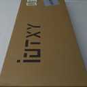 IOTXY Wooden Open Shelf Bookcase - 3-Tier Floor Standing Display Cabinet Rack with Legs, 5 Cubes Bookshelf, Warm White