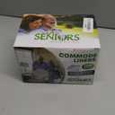 Commode Liners - 100 Strong Portable Toilet Bags - Easy to Use Bedside Commode Liners Disposable - Bedside Toilet Liners That Support Dignity of Seniors - No More Buckets to Wash - NO Absorbent Pad